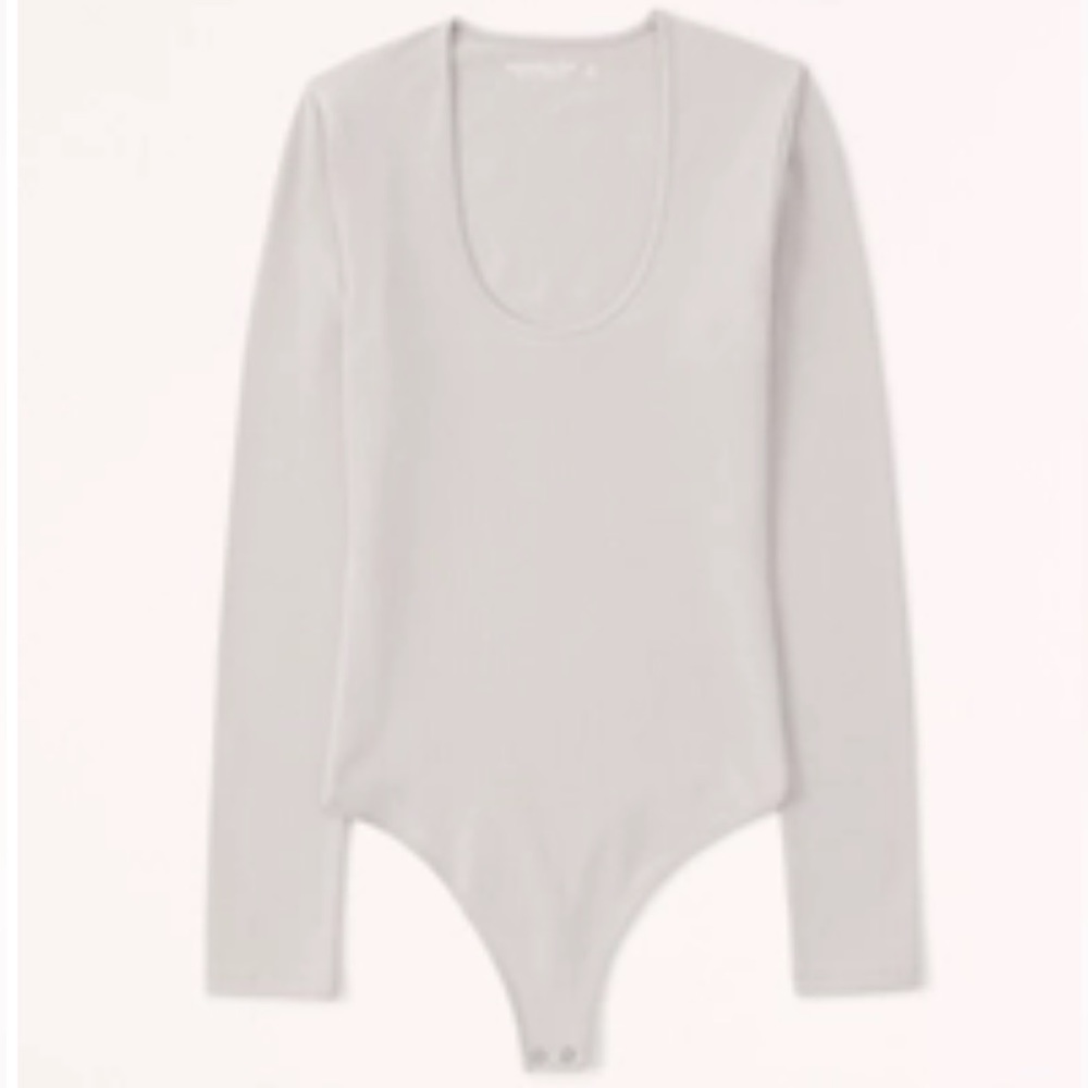 Abercrombie long sleeve scoop neck bodysuit